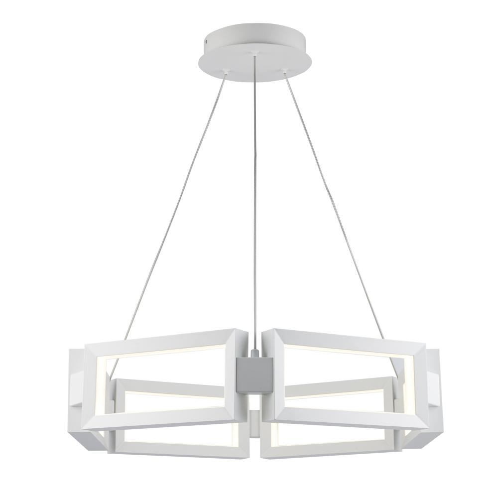 25" LED PENDANT-RECTANGLE LINK